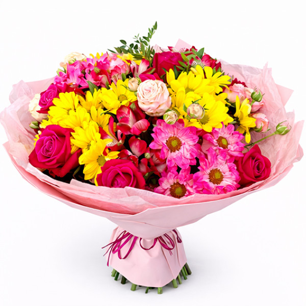 Bouquet bright tropics