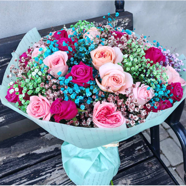 Bouquet rainbow mood