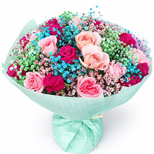 Bouquet rainbow mood