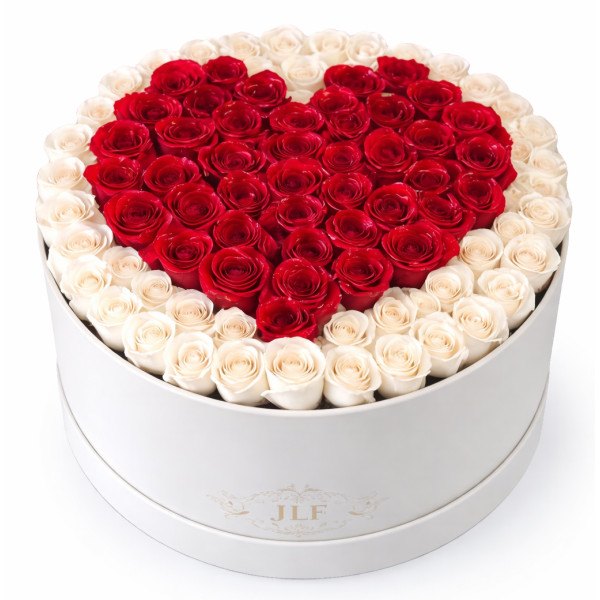 Bouquet 101 roses in a box