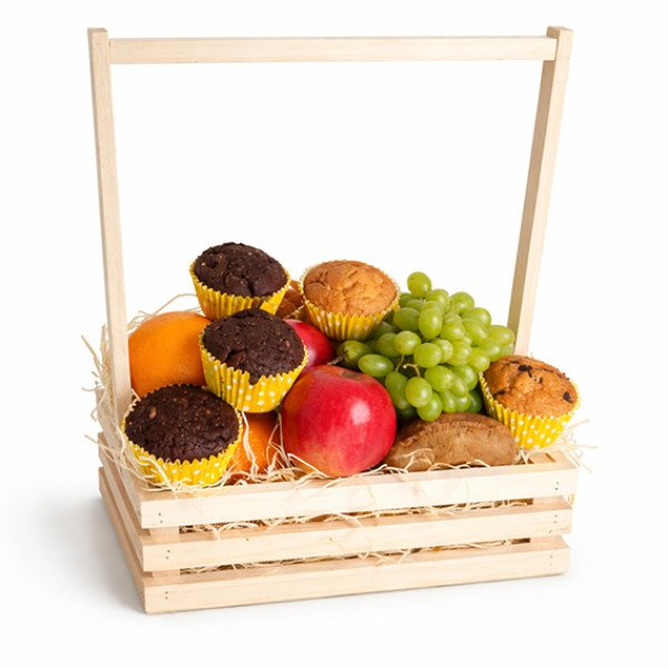Fruits and muffins