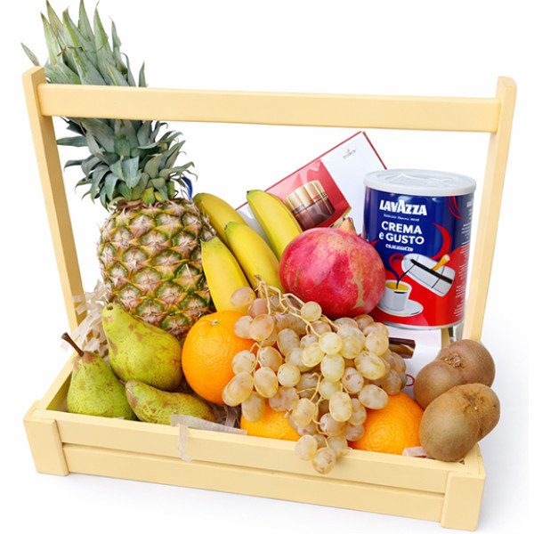 Gift set Fruits, coffee and sweets