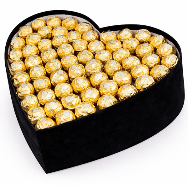 Ferrero Rocher heart